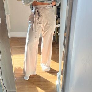 Soybu Cream Wide-Leg Pants
